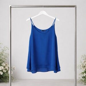 Krisa Layered Blue Camisole Top